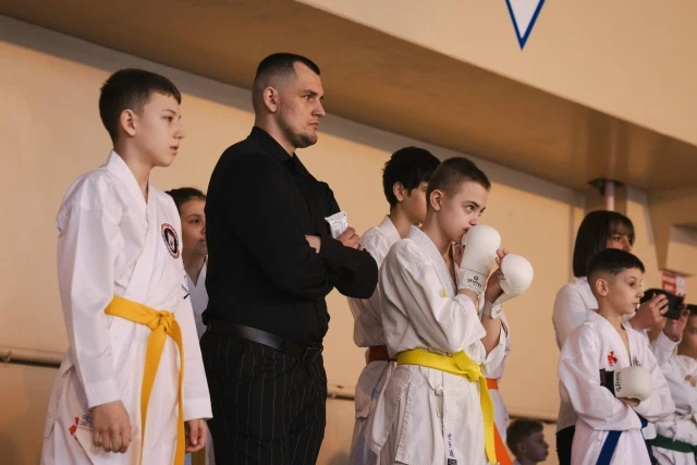 Спортсмены Федерации каратэ WKC на соревнованиях